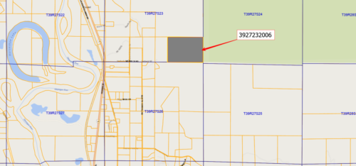 GIS Parcel Map - 3927232006